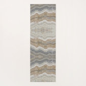 minimalistisch graniet bruine marmer uit scandinav yogamat (Achterkant)