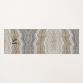 minimalistisch graniet bruine marmer uit scandinav yogamat (Voorkant (horizontaal))