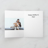 minimalistisch grappig Moederdag gezegde Retro oud Kaart (Binnen)