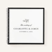 Minimalistisch grensdebiet notitieboek (Voorkant)