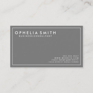 minimalistisch grensgebied   Bedrijfsleiding Visitekaartje