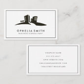 minimalistisch grensgebied | Onroerend goed | Cons Visitekaartje (Voorkant / Achterkant)