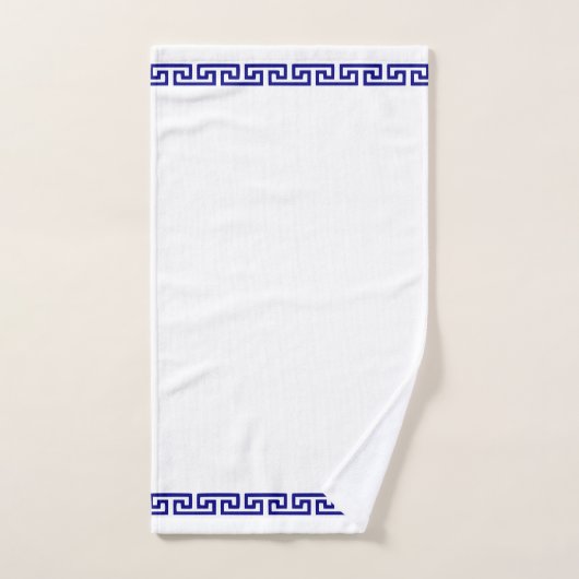 Minimalistisch Grieks patroon  Bad Handdoek (Handdoek)