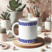 Minimalistisch Grieks patroon  II Koffiemok