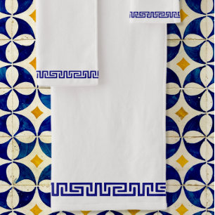 Minimalistisch Grieks Patroon IV Bad Handdoek