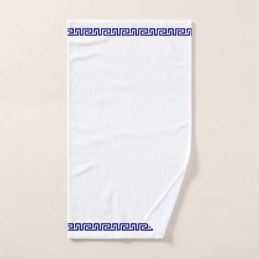 Minimalistisch Grieks Patroon  V Bad Handdoek (Handdoek)