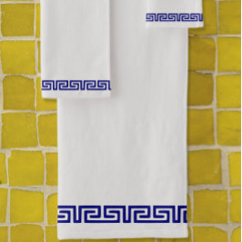 Minimalistisch Grieks Patroon  VI Bad Handdoek