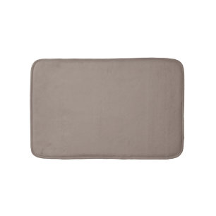 Minimalistisch grijige beige vaste elegante kerst badmat