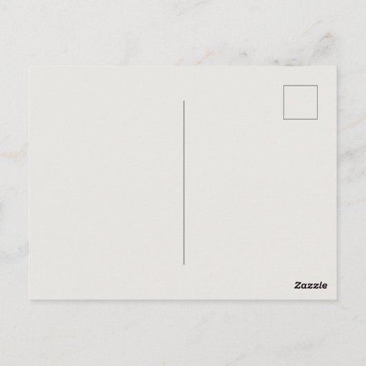 Minimalistisch grijs Bewaar de datum Briefkaart (Achterkant)