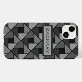 Minimalistisch grijs Geometrisch Hoesje-Mate iPhon Case-Mate iPhone Case (Achterkant (horizontaal))