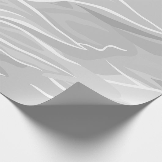 Minimalistisch grijs marmer cadeaupapier (Hoek)
