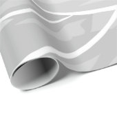 Minimalistisch grijs marmer cadeaupapier (Rol Hoek)
