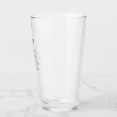 Minimalistisch grijs Valentijns glas (Links)