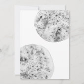 Minimalistisch grijs | Weddenschap Kaart (Achterkant)