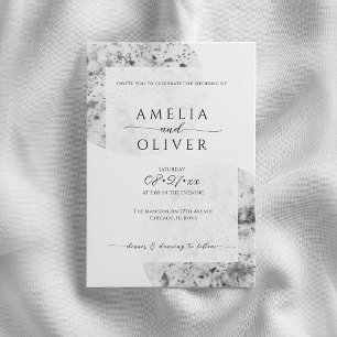 Minimalistisch grijs   Weddenschap Kaart