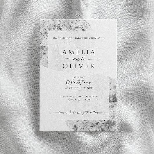 Minimalistisch grijs | Weddenschap Kaart