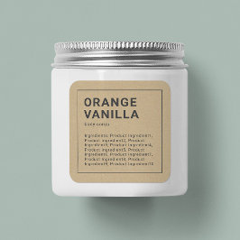 Minimalistisch grijze grensinktlabel vierkante sticker