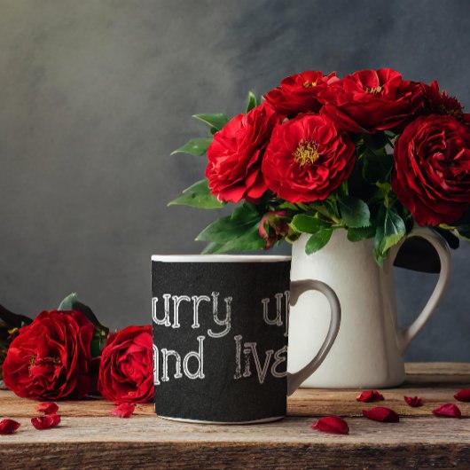 Minimalistisch grijze stoïcijn koffiemok