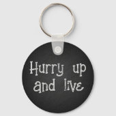 Minimalistisch grijze stoïcijn sleutelhanger (Voorkant)