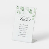 Minimalistisch grijze weddenschappen reclamebord met voetstuk (Voorkant)