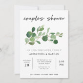 minimalistisch groen | Douche voor koppels Kaart (Voorkant)