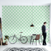 Minimalistisch groen geruit patroon