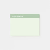 Minimalistisch groen kleverig post-it® notes (Voorkant)