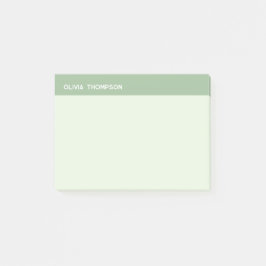 Minimalistisch groen kleverig post-it® notes