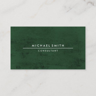 Minimalistisch groen visitekaartje