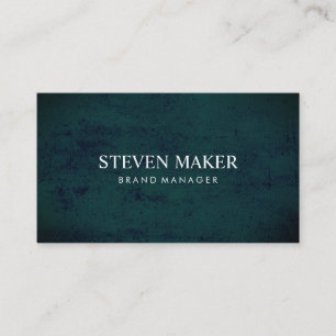 Minimalistisch groen visitekaartje