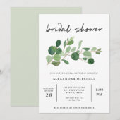 minimalistisch groen | Vrijgezellenfeest Kaart (Voorkant / Achterkant)