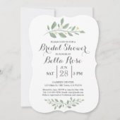 Minimalistisch groen Vrijgezellenfeest uitgenodigd Kaart (Voorkant)