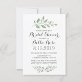 Minimalistisch groen Vrijgezellenfeest uitgenodigd Kaart (Voorkant)