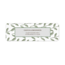 Minimalistisch groen Waterverf olievlek