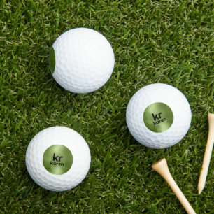 Minimalistisch-groene iriserende textuur golfballen