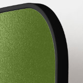 Minimalistisch-groene iriserende textuur pickleball paddle (Links Detail)