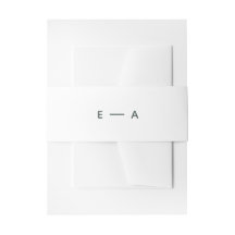 Minimalistisch Groom Monogram Weddenschap