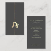 Minimalistisch Haarstylist-Visitekaartje Visitekaartje (Voorkant / Achterkant)