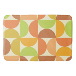 Minimalistisch half eeuw halve cirkels patroon badmat
