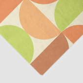 Minimalistisch half eeuw halve cirkels patroon tissuepapier (Detail)