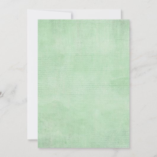 Minimalistisch handbeschilderd Eucalyptus Greenery Bedankkaart (Achterkant)