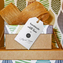 Minimalistisch Handgemaakt met Liefde Dank Je