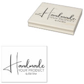 Minimalistisch handgemaakt product, groot voor kle rubberstempel (Gestempeld)