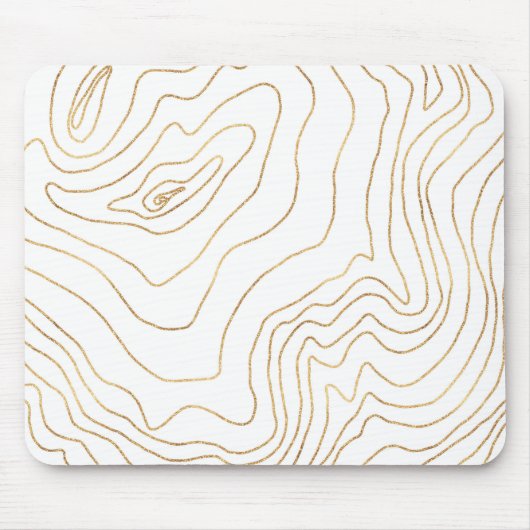 Minimalistisch handgeschreven design met moderne G Muismat (Voorkant)