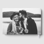 Minimalistisch handgeschreven handgeschreven hands gastenboek (Achterkant)