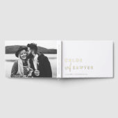 Minimalistisch handgeschreven handgeschreven hands gastenboek (Volledig)