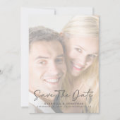 Minimalistisch handgeschreven handgeschreven hands save the date (Voorkant)