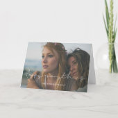 Minimalistisch handgeschreven Happy Everything Fot Feestdagen Kaart (Voorkant)