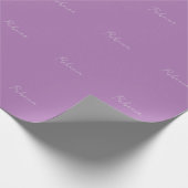 Minimalistisch handgeschreven naamlegger cadeaupapier (Hoek)