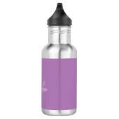 Minimalistisch handgeschreven naamlegger waterfles  (Rechts)